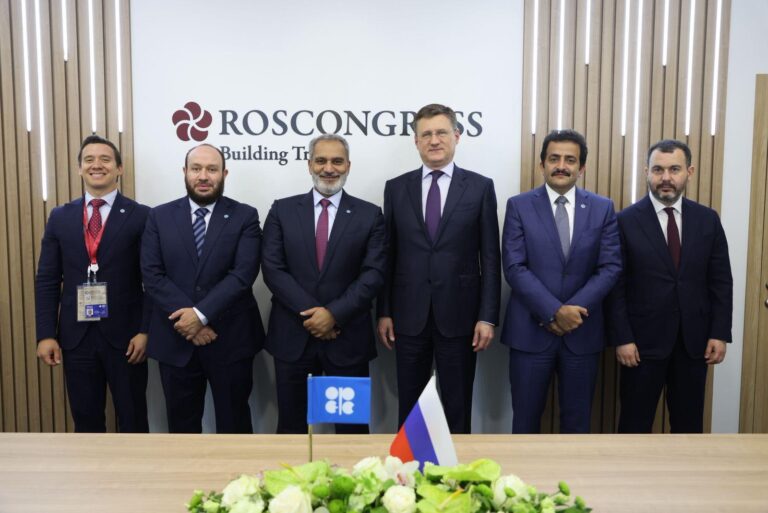 RUSSIA: OPEC and Russia Bolster Energy Dialogue at 10th High-Level Meeting in St. Petersburg