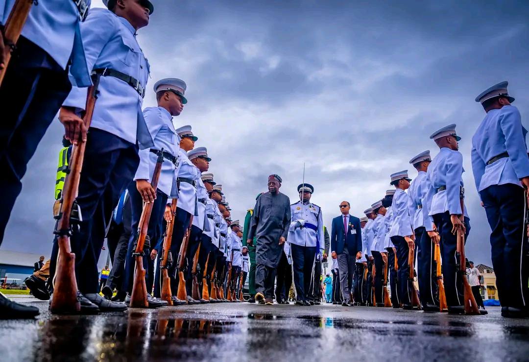 Nigerian President Tinubu Receives Military Welcome in Saint Lucia