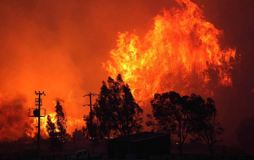 816478Image1-1024x645 Turkey: Izmir Blaze Evacuates Hundreds, Grounds Flights, Injures Firefighters