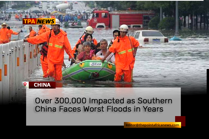 china-flood-2 Torrential Floods in Southern China Displace 70,000, Affect Over 300,000