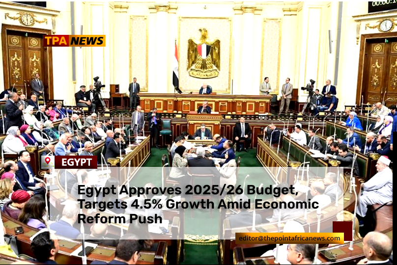 egypt-parliament Egypt Approves $91 Billion Budget with Targeted 4.5 % Growth for 2025/26