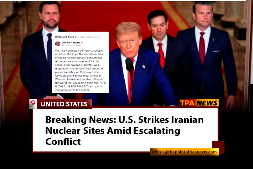 us-strikes-iran1 Breaking News: U.S. Strikes Iranian Nuclear Sites Amid Escalating Conflict