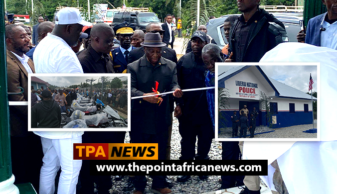 Boakai Dedicates Key Lofa Infrastructure; Lawmakers Donate 64 Motorbikes for Service Delivery