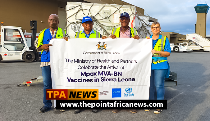 MPOX-Doses-Arrives-in-SL Sierra Leone's Mpox Response Boosted by Latest Vaccine Delivery, Total Exceeds 111,000 Doses
