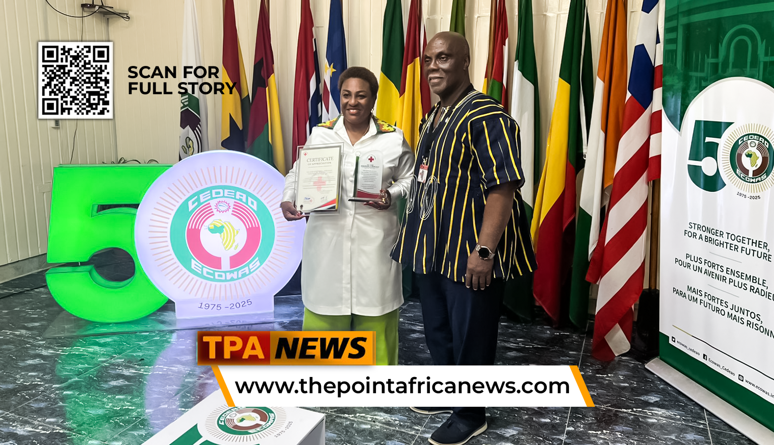 Liberia National Red Cross Honors Outgoing ECOWAS Representative