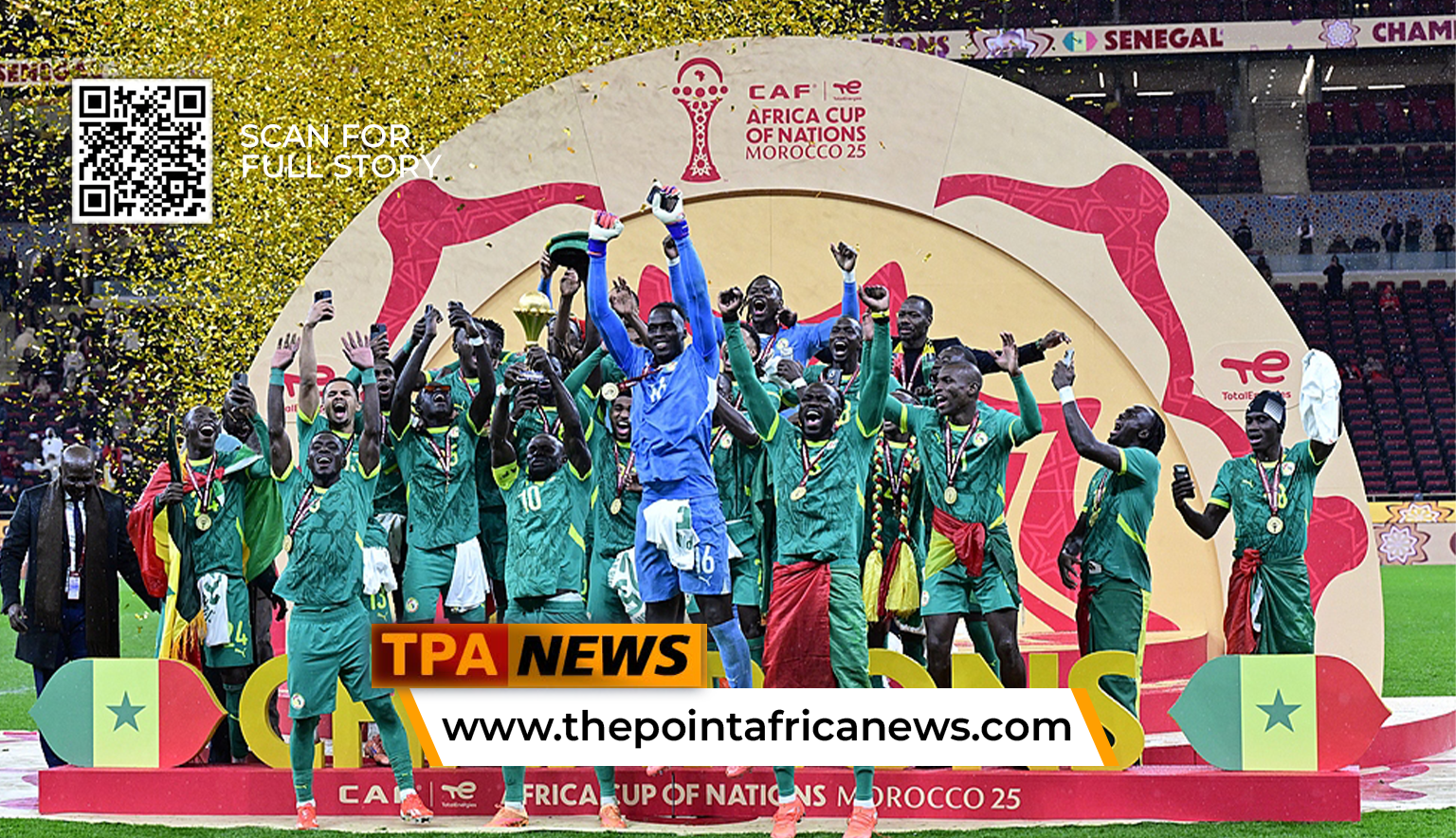 Senegal Appeals to CAS in Bid to Reclaim 2025 AFCON Title